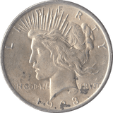 1923 SILVER PEACE DOLLAR USA PHILADELPHIA MINT - SILVER WORLD COINS - Cambridgeshire Coins