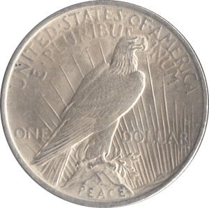 1923 SILVER PEACE DOLLAR USA PHILADELPHIA MINT - SILVER WORLD COINS - Cambridgeshire Coins