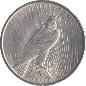 1923 SILVER PEACE DOLLAR USA PHILADELPHIA MINT - SILVER WORLD COINS - Cambridgeshire Coins