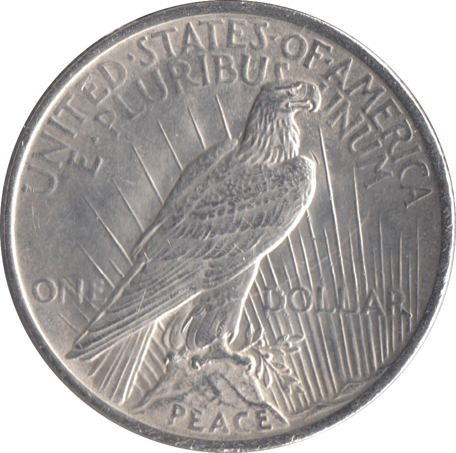 1923 SILVER PEACE DOLLAR USA PHILADELPHIA MINT - SILVER WORLD COINS - Cambridgeshire Coins