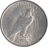 1923 SILVER PEACE DOLLAR USA PHILADELPHIA MINT - SILVER WORLD COINS - Cambridgeshire Coins