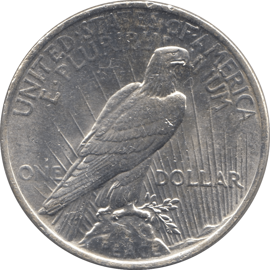 1923 SILVER PEACE DOLLAR USA PHILADELPHIA MINT - SILVER WORLD COINS - Cambridgeshire Coins