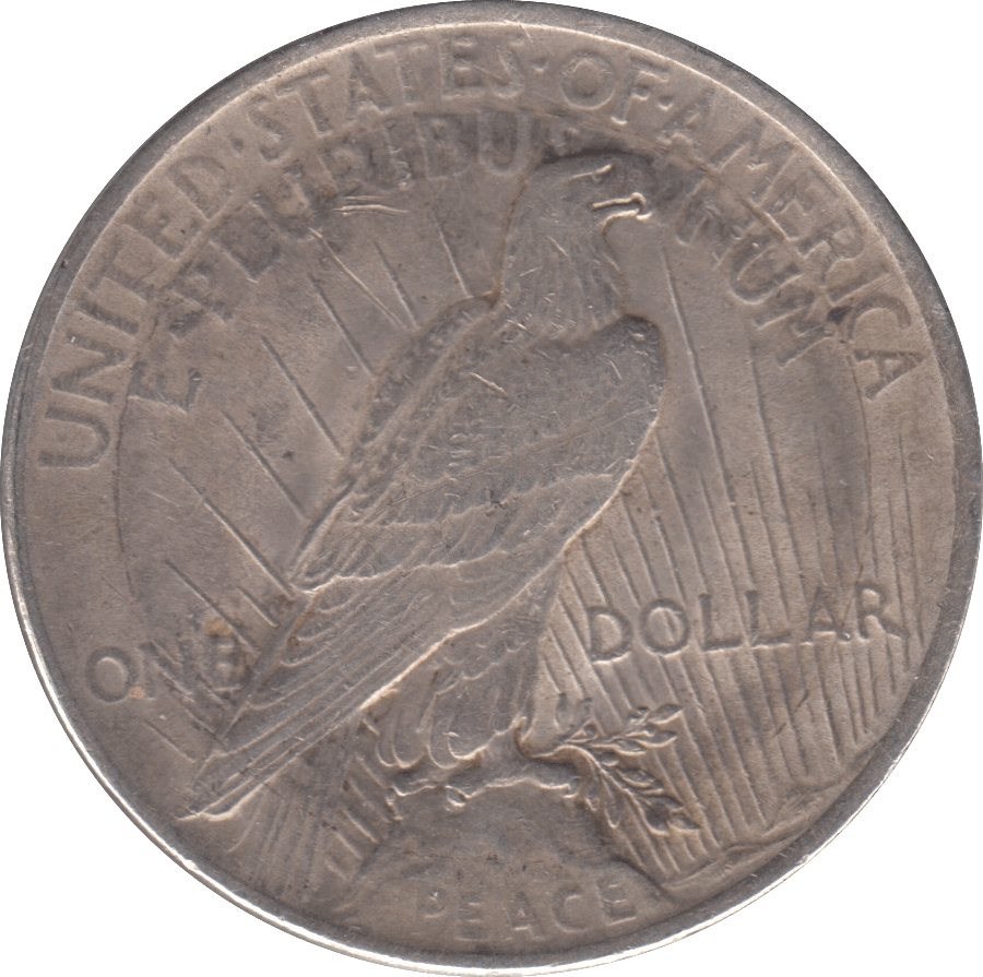 1923 SILVER PEACE DOLLAR USA PHILADELPHIA MINT - SILVER WORLD COINS - Cambridgeshire Coins