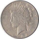 1923 SILVER PEACE DOLLAR USA SAN FRANCISCO MINT - SILVER WORLD COINS - Cambridgeshire Coins