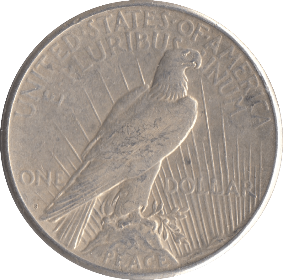 1923 SILVER PEACE DOLLAR USA SAN FRANCISCO MINT - SILVER WORLD COINS - Cambridgeshire Coins