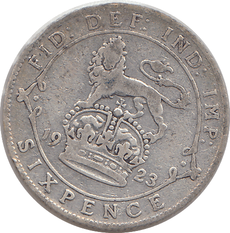 1923 SIXPENCE ( FINE ) - SIXPENCE - Cambridgeshire Coins