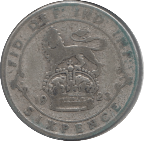 1923 SIXPENCE ( FINE ) - Sixpence - Cambridgeshire Coins