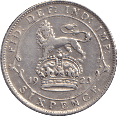 1923 SIXPENCE ( GF ) - SIXPENCE - Cambridgeshire Coins