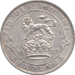1923 SIXPENCE ( GVF ) - SIXPENCE - Cambridgeshire Coins