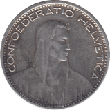 1923 SWITZERLAND 5 FRANCS - WORLD COINS - Cambridgeshire Coins