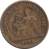 1924 50 CENTS - WORLD COINS - Cambridgeshire Coins