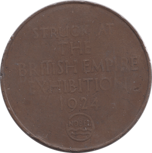 1924 BRITISH EMPIRE EXHIBITION MEDAL - MEDALS & MEDALLIONS - Cambridgeshire Coins