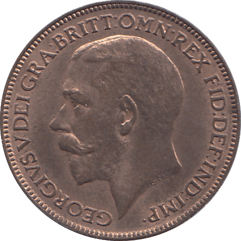 1924 FARTHING ( AUNC ) - FARTHING - Cambridgeshire Coins