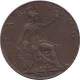 1924 FARTHING ( GF ) - Farthing - Cambridgeshire Coins
