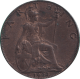 1924 FARTHING ( GF ) - FARTHING - Cambridgeshire Coins