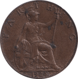 1924 FARTHING ( VF ) - FARTHING - Cambridgeshire Coins
