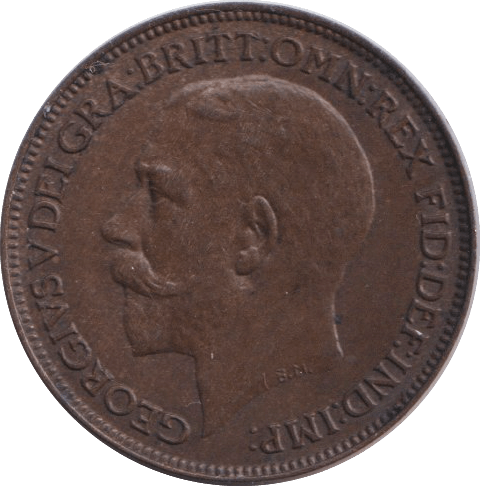 1924 FARTHING ( VF ) - FARTHING - Cambridgeshire Coins