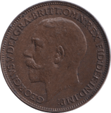 1924 FARTHING ( VF ) - FARTHING - Cambridgeshire Coins