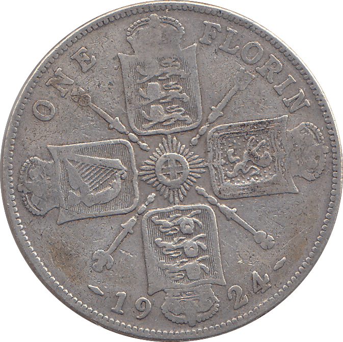 1924 FLORIN ( FINE ) - FLORIN - Cambridgeshire Coins