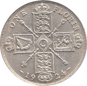 1924 FLORIN ( GF ) - FLORIN - Cambridgeshire Coins