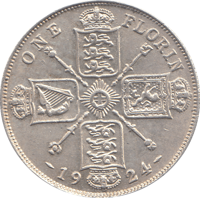 1924 FLORIN ( GF ) - FLORIN - Cambridgeshire Coins