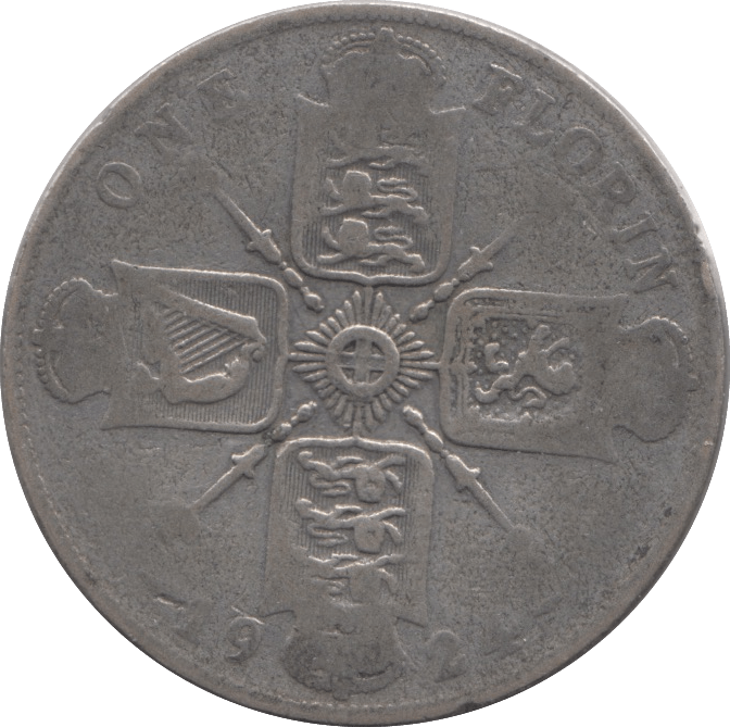 1924 FLORIN ( NF ) - FLORIN - Cambridgeshire Coins