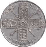 1924 FLORIN ( VF ) - FLORIN - Cambridgeshire Coins