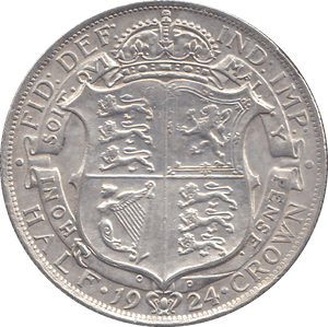 1924 HALFCROWN ( AUNC ) - HALFCROWN - Cambridgeshire Coins