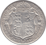 1924 HALFCROWN ( AUNC ) - HALFCROWN - Cambridgeshire Coins