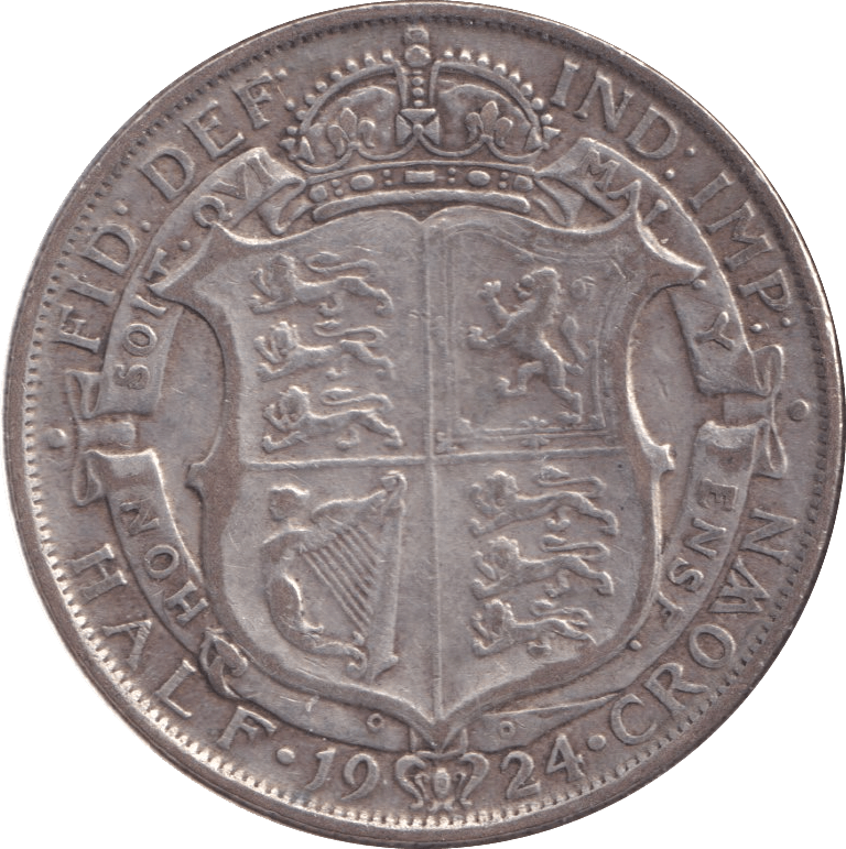 1924 HALFCROWN ( GF ) - HALFCROWN - Cambridgeshire Coins