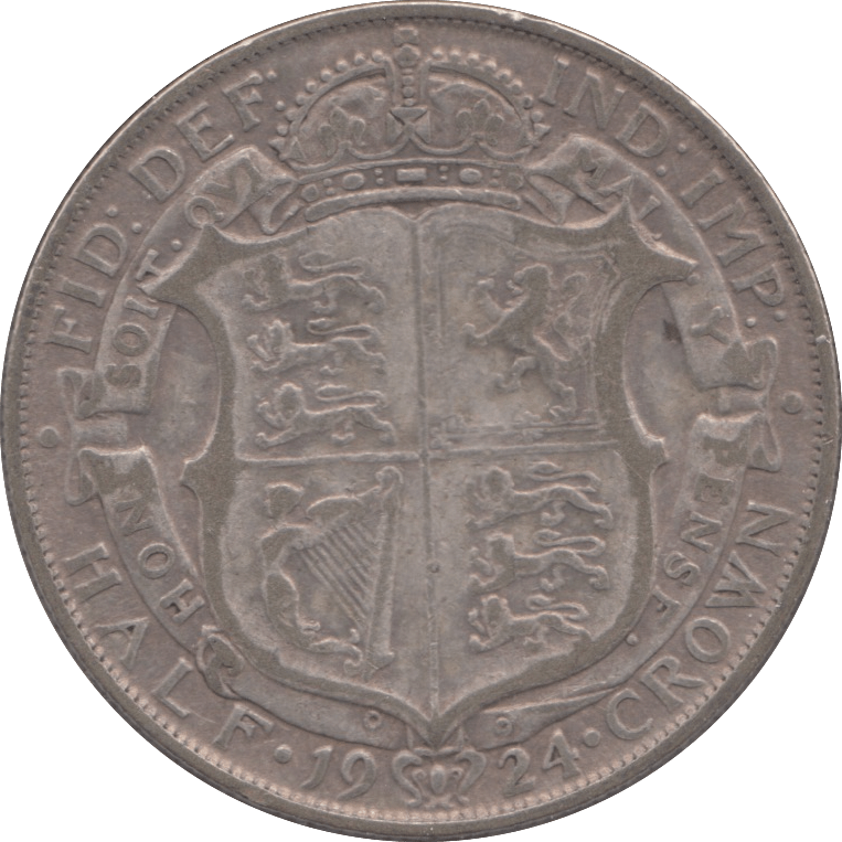 1924 HALFCROWN ( GF ) - HALFCROWN - Cambridgeshire Coins