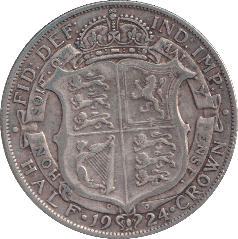 1924 HALFCROWN ( GF ) - Halfcrown - Cambridgeshire Coins