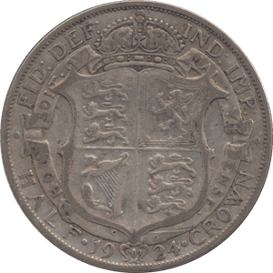 1924 HALFCROWN ( GF ) - HALFCROWN - Cambridgeshire Coins