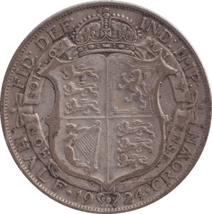 1924 HALFCROWN ( GF ) - HALFCROWN - Cambridgeshire Coins