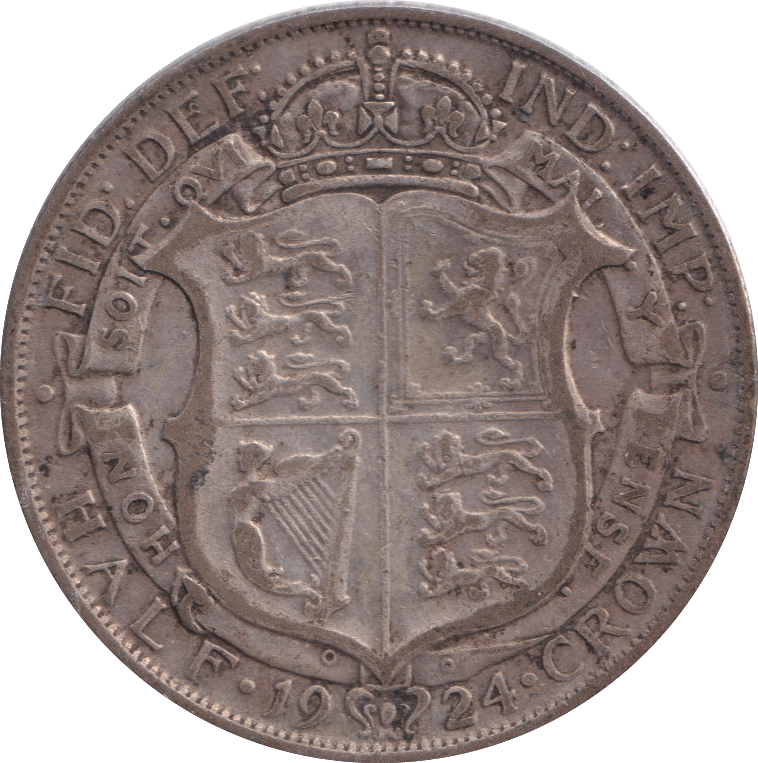 1924 HALFCROWN ( GF ) - HALFCROWN - Cambridgeshire Coins
