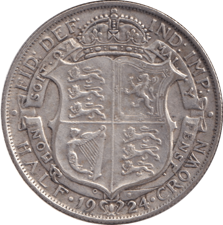 1924 HALFCROWN ( GF ) - HALFCROWN - Cambridgeshire Coins