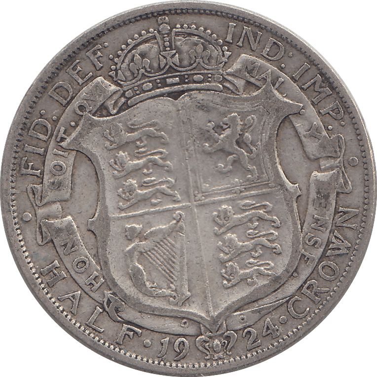 1924 HALFCROWN ( GF ) - HALFCROWN - Cambridgeshire Coins