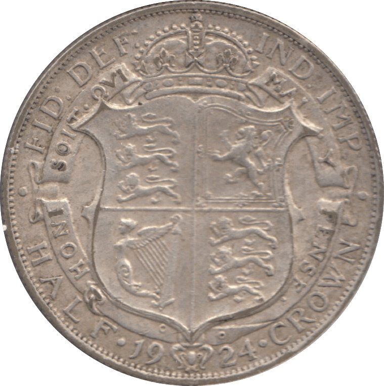 1924 HALFCROWN ( GVF ) - Halfcrown - Cambridgeshire Coins