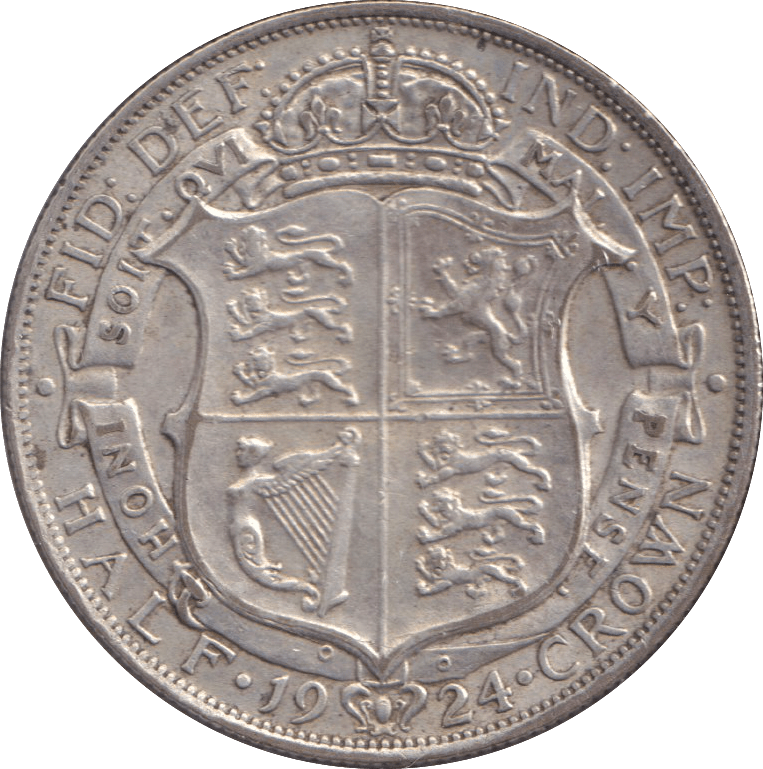 1924 HALFCROWN ( GVF ) - WORLD COINS - Cambridgeshire Coins