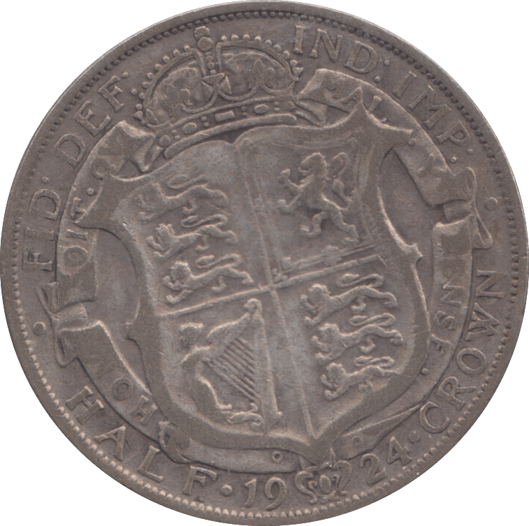 1924 HALFCROWN ( NF ) - HALFCROWN - Cambridgeshire Coins