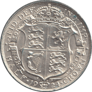 1924 HALFCROWN ( UNC ) - HALFCROWN - Cambridgeshire Coins