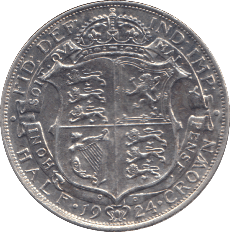 1924 HALFCROWN ( VF ) - HALFCROWN - Cambridgeshire Coins
