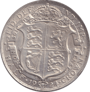 1924 HALFCROWN ( VF ) - HALFCROWN - Cambridgeshire Coins