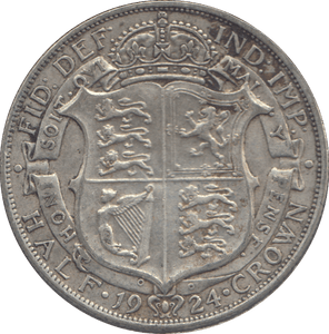 1924 HALFCROWN ( VF ) - HALFCROWN - Cambridgeshire Coins