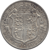 1924 HALFCROWN ( VF ) - HALFCROWN - Cambridgeshire Coins