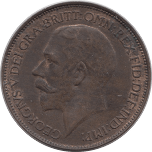1924 HALFPENNY ( AUNC ) - Halfpenny - Cambridgeshire Coins