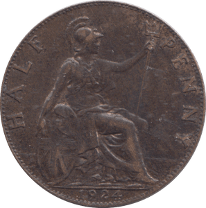1924 HALFPENNY ( AUNC ) - HALFPENNY - Cambridgeshire Coins