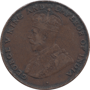 1924 HONG KONG CENT - WORLD COINS - Cambridgeshire Coins