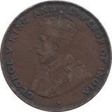 1924 HONG KONG CENT - WORLD COINS - Cambridgeshire Coins