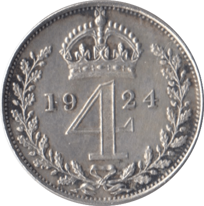 1924 MAUNDY FOURPENCE ( UNC ) - MAUNDY FOURPENCE - Cambridgeshire Coins